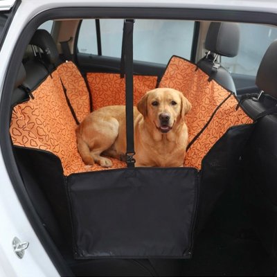 Housse voiture chien calor orange chien