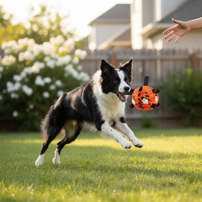 Jouet pour chien Boule de Noel parc Border