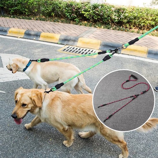 Laisse double pour chien produit ballade