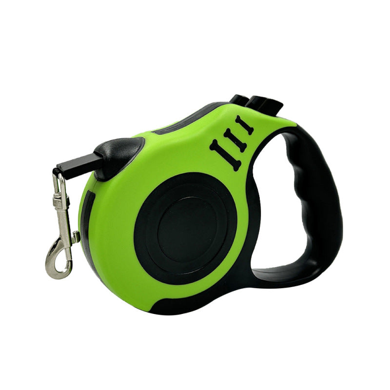 laisse retractable vert