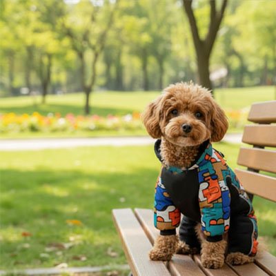 Manteau pour Chien banc multi