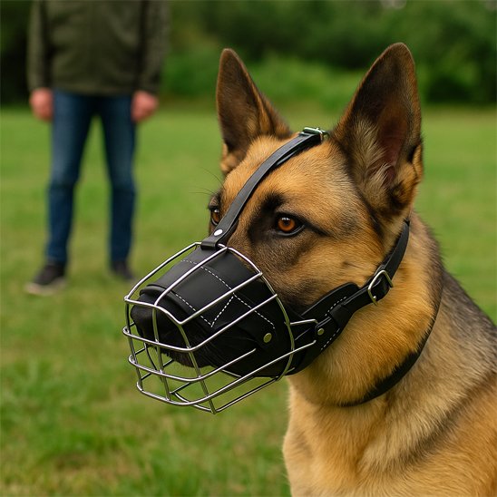 Muselière pour chien Berger Allemand mastodonte zen