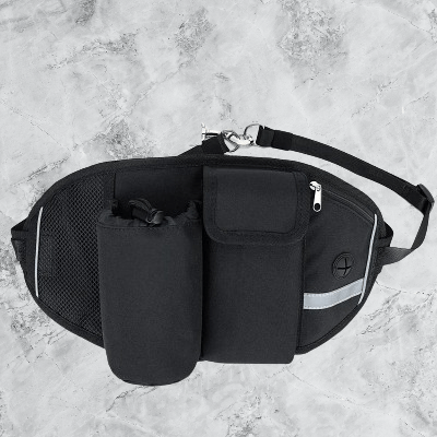 Sac banane pour chien - PetWaistpack™ - Noir