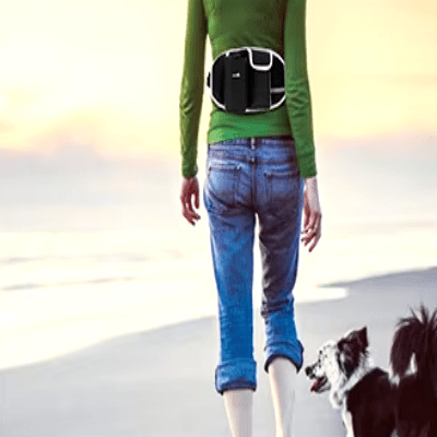 Sac banane pour chien - PetWaistpack™ - Noir