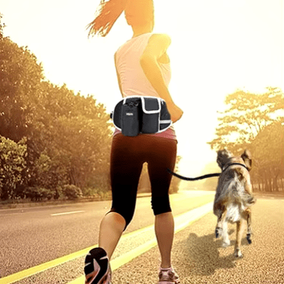 Sac banane pour chien - PetWaistpack™ - Noir