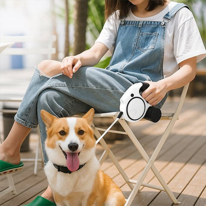 Robuste tractable Corgy assis blanc
