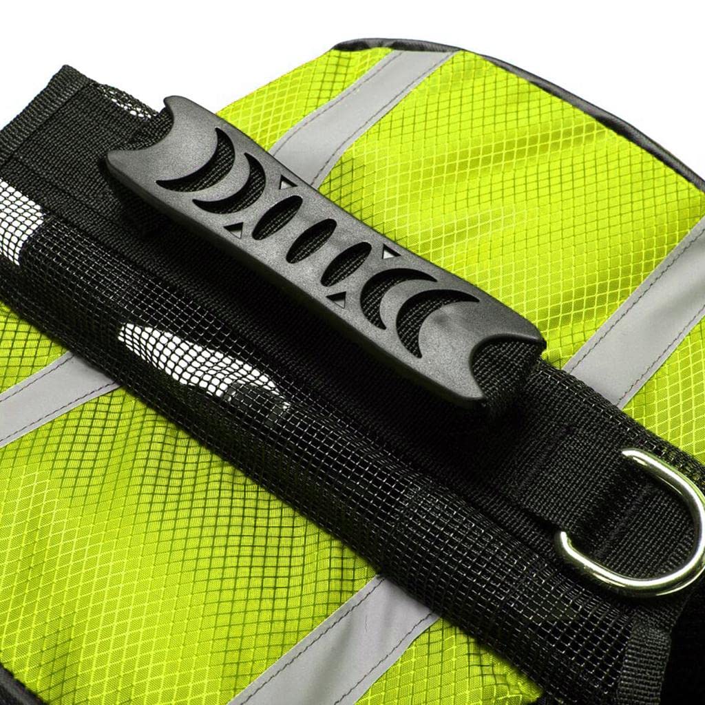 Sac dos chien jaune poignee