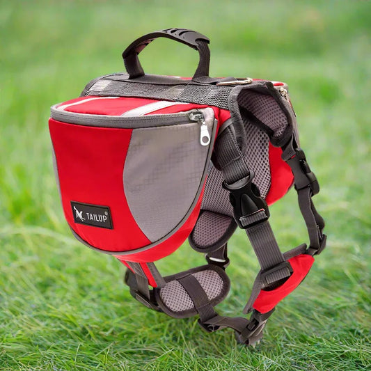 Sac dos chien rando rouge