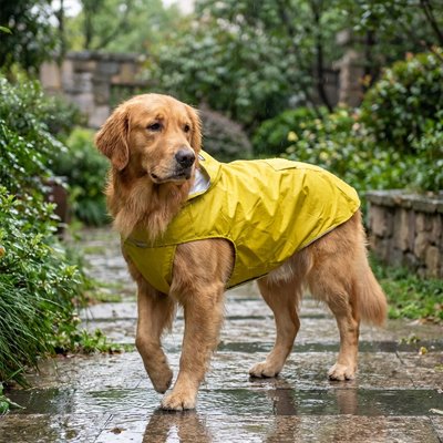 Blouson pour chien​ jaune Golden