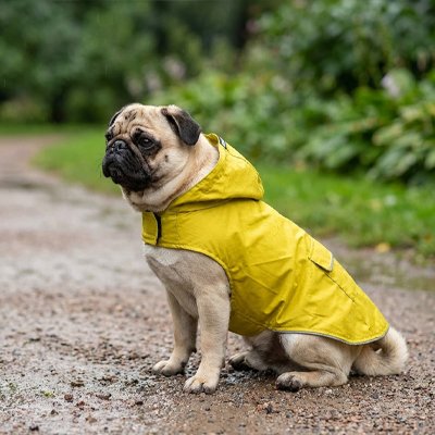 Blouson pour chien​ jaune