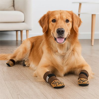 Chaussette pour chien golden linoleum