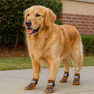 Chaussette pour chien golden