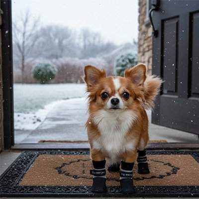 Chaussure pour Chien bleu