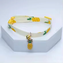 collier chiot ananas