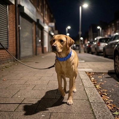 Collier pour Chien bleu Aventure Labrador