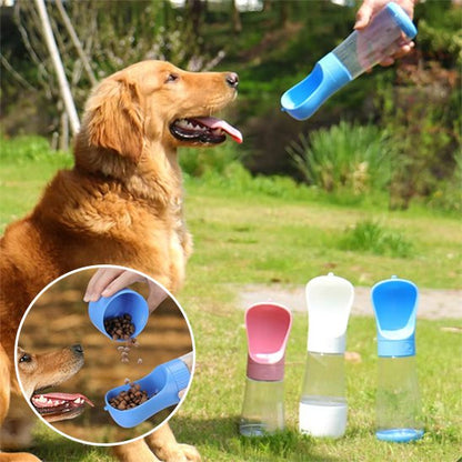 Gourde chien demonstration des compartiments et couleurs