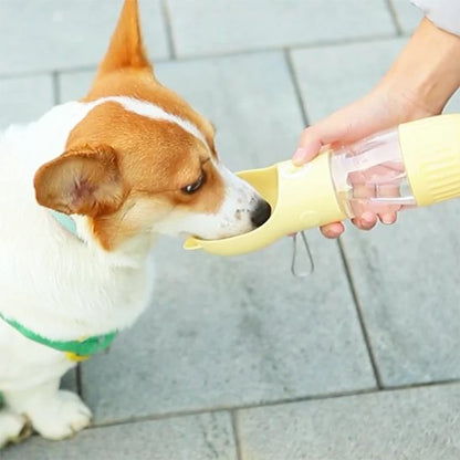 Gourde pour chien ballade jaune