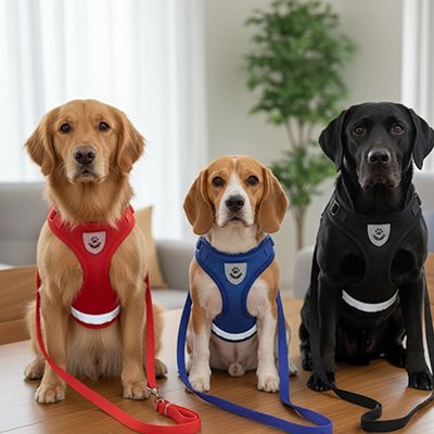 Harnais chien gilet 3 chiens