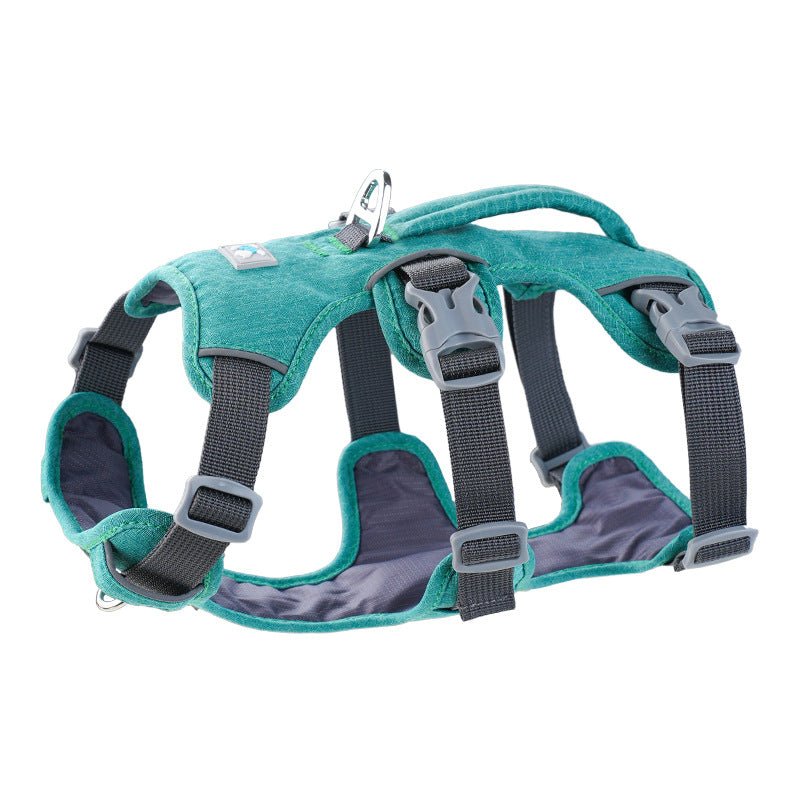 harnais chien urgence vert