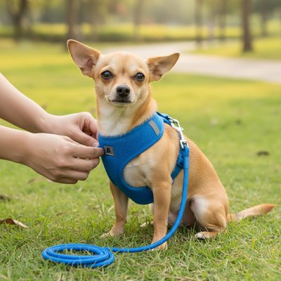 Harnais chiot chihuahua 