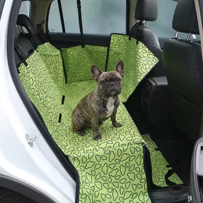 Housse voiture chien calor vert