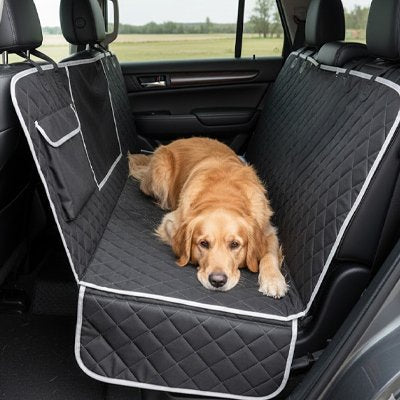 Housse voiture chien matelasse confort