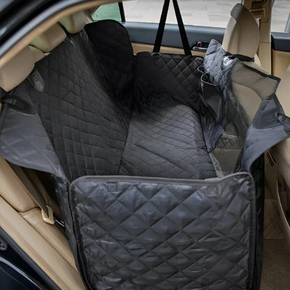 Housse voiture chien style panier