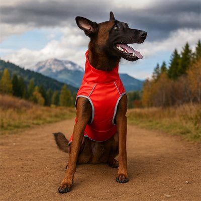 Impermeable pour chien​ jour de pluie randonnee