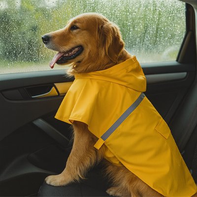 Imperméable pour chien​ K9 voiture