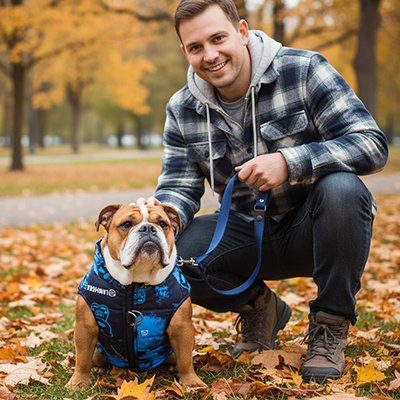 Imperméable pour chien​ pluie funky bull
