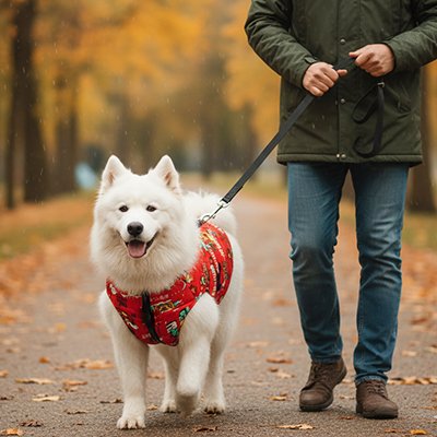 Imperméable pour chien​ pluie funky malamute
