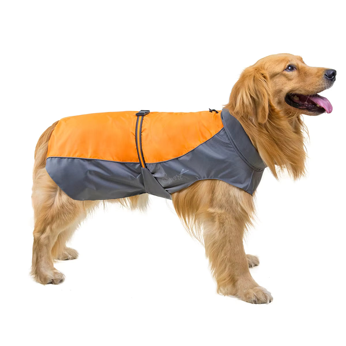 impermeable pour grand chien orange 