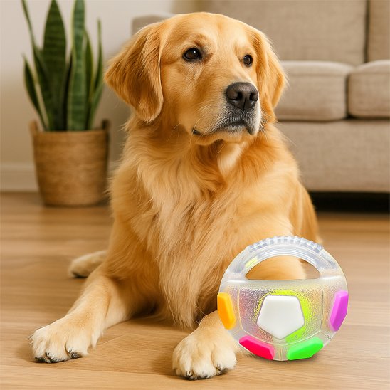 Jouet Chien Boulazero blanc gros chien