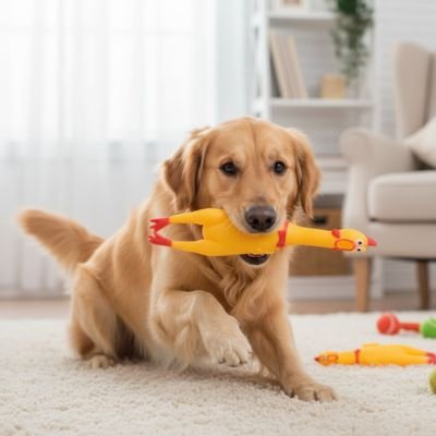 Jouet Chien poulet jeu