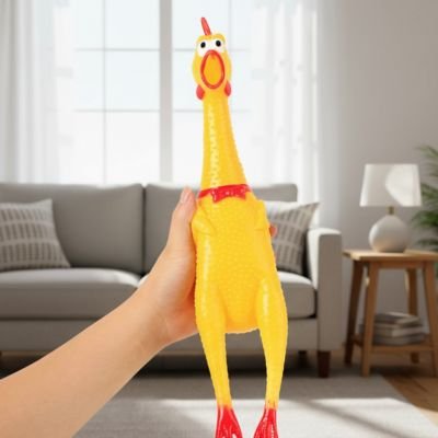 Jouet Chien poulet produit