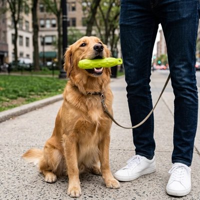 Jouet pour chien​ Bamba golden promenade