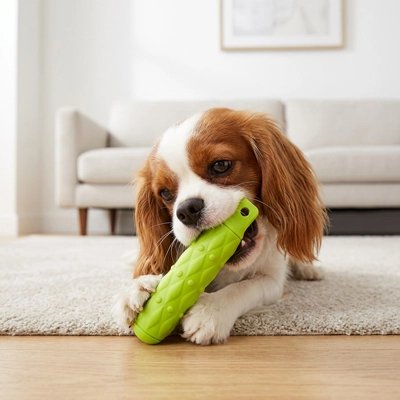 Jouet pour chien​ Bamba vert interieur