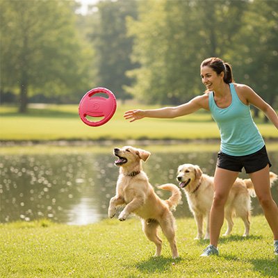Jouet pour chien Disque Lac