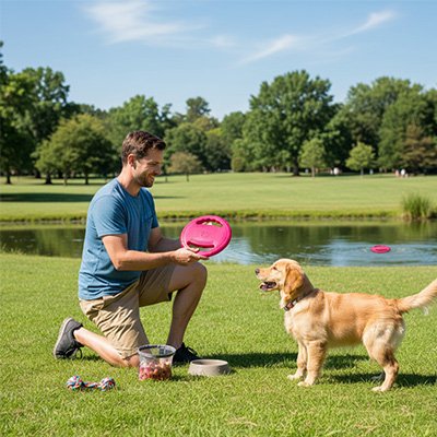 Jouet pour chien Disque Parc