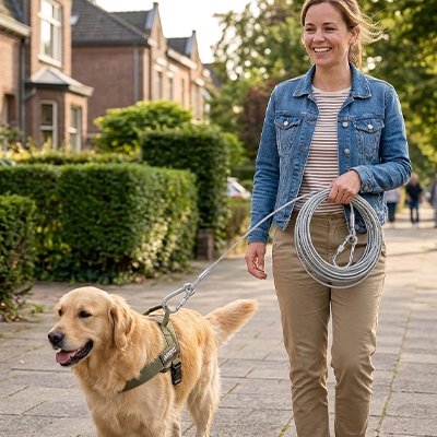 Laisse Chien cable Golden