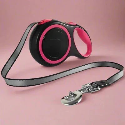 Laisse de Chien - MaxLeash™ - Rose - Chiencompagnon