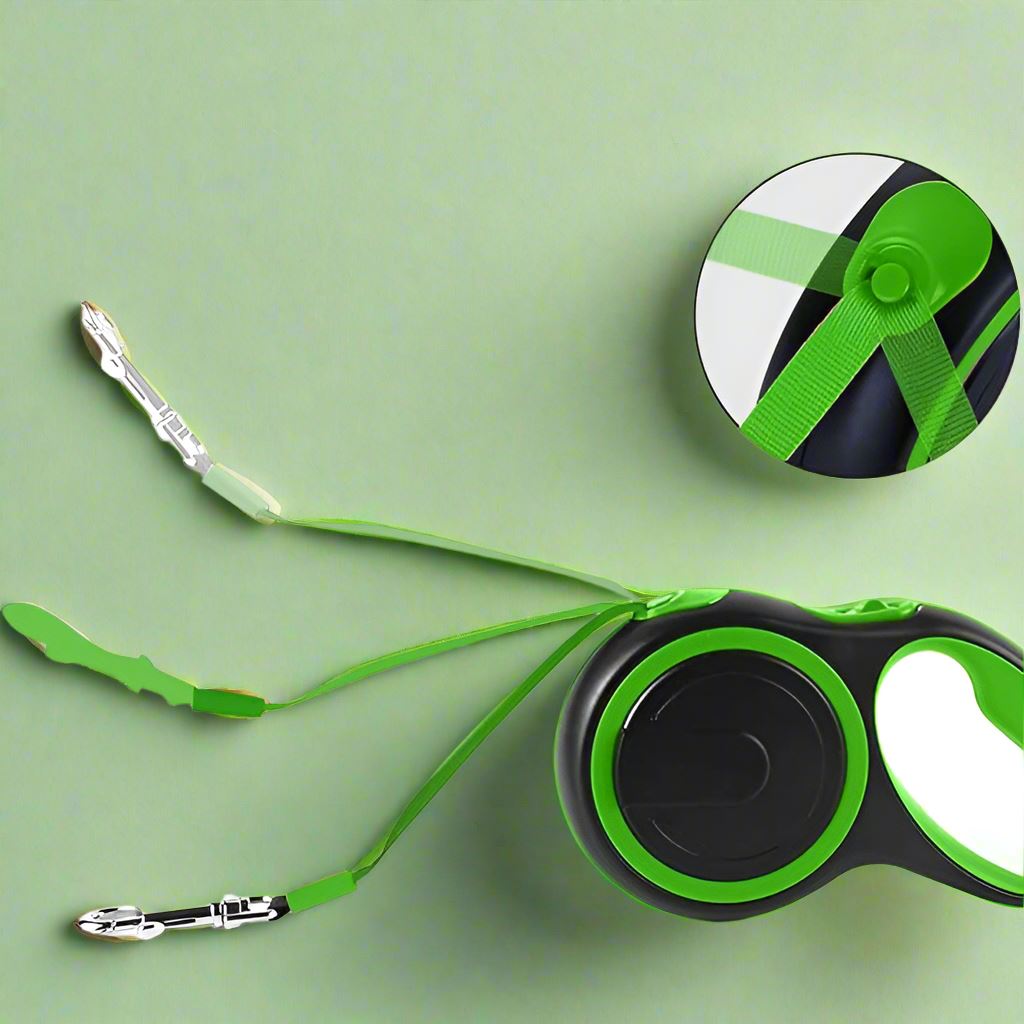 Laisse de Chien - MaxLeash™ - Vert - Chiencompagnon