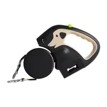 Laisse double duo chien khaki