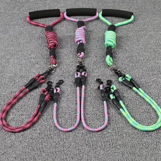 Laisse double pour chien couleur produit