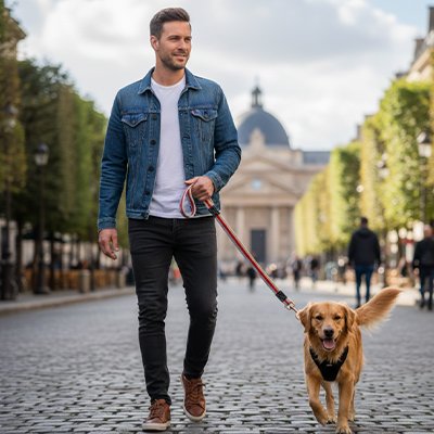 Laisse pour Chien chic ballade