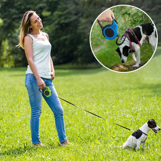 Laisse pour chien enrouleur produit parc