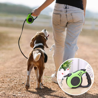 Laisse pour chien enrouleur produit vert