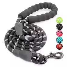 laisse pour chien ronde chic gris