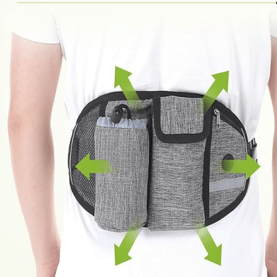 laisse sac ceinture respirant