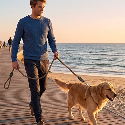 Longe pour Chien Longe chic plage